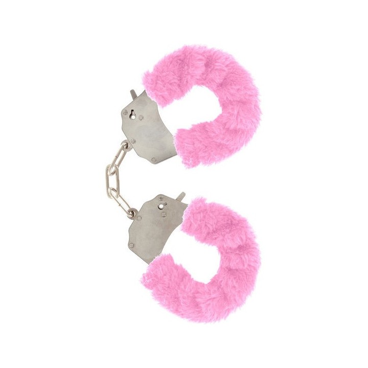 TOYJOY - FURRY FUN CUFFS BONDAGE PINK - D-222129 - Teknashop Ltd