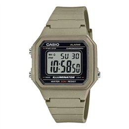 CASIO TIMELESS COLLECTION Mod. SPORT ILLUMINATOR WR 50M, ALARM, CHRONOGRAPH - SAND - WW.W-217H-5AVDF - Teknashop Ltd