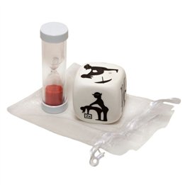 DIABLO PICANTE - DICE GAME OF POSTURE WITH HOURGLASS - D-230291 - Teknashop Ltd