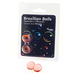 TALOKA - 2 BRAZILIAN BALLS VIBRATING EFFECT EXCITING GEL - D-232612 - Teknashop Ltd