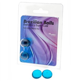 TALOKA - 2 BRAZILIAN BALLS COLD EFFECT EXCITING GEL - D-232608 - Teknashop Ltd