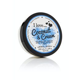 I Love, Coconut & Cream, Hydrating, Body Butter, 200 ml - Teknashop Ltd