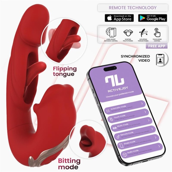 Mouty Vibe with Biting and Flipping with App - IN-497 - Teknashop Ltd
