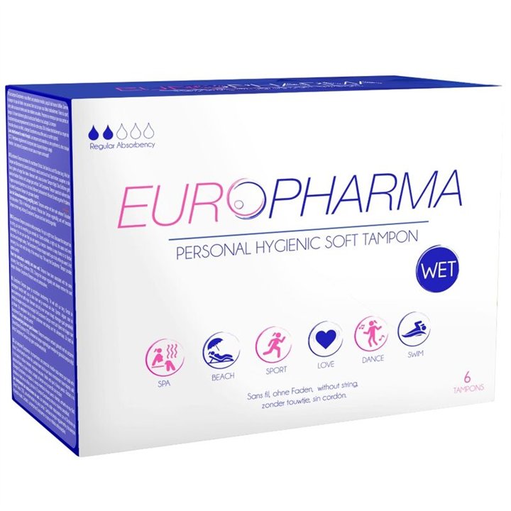 EUROPHARMA - ACTION TAMPONS 6 UNITS - D-228905 - Teknashop Ltd
