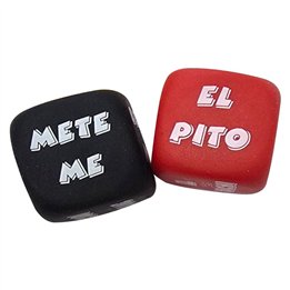 DIABLO PICANTE - 2 DICE OF ACTION AND PART OF THE BODY (RANDOWN COLOUR) - D-230262 - Teknashop Ltd