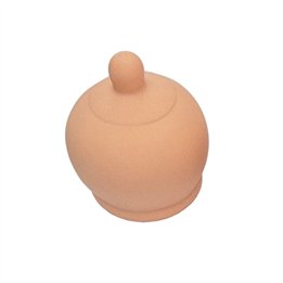 DIABLO PICANTE - FLESH-COLORED BREAST-SHAPED STRESS TOY - D-243983 - Teknashop Ltd