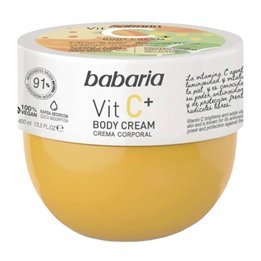 Babaria, Vitamin C, Hydrating & Nourishing, Body Cream, Daily, 400 ml - Teknashop Ltd