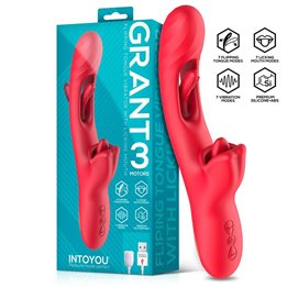 Grant Flipping Tongue with 360º Licking Mouth Vibrator - AC-510 - Teknashop Ltd