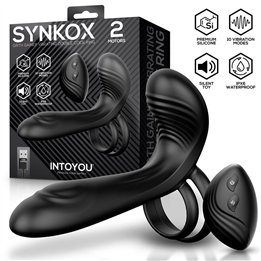 Synkox Girth Gainer Vibrating Double Cockring - U-080 - Teknashop Ltd