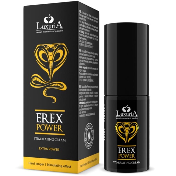 INTIMATELINE LUXURIA - EREX POWER HARD LONGER PENIS CREAM 30 ML - D-224166 - Teknashop Ltd