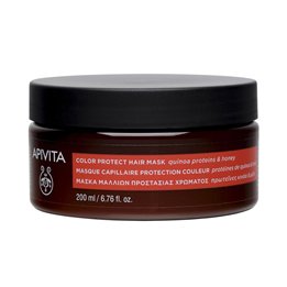 Apivita, Color Protect, Hair Cream Treatment, For Colour Protection, 200 ml - Teknashop Ltd