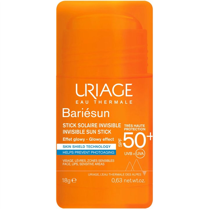 Uriage, Bariesun Invisible, Sunscreen Stick, SPF50+, 18 g - Teknashop Ltd