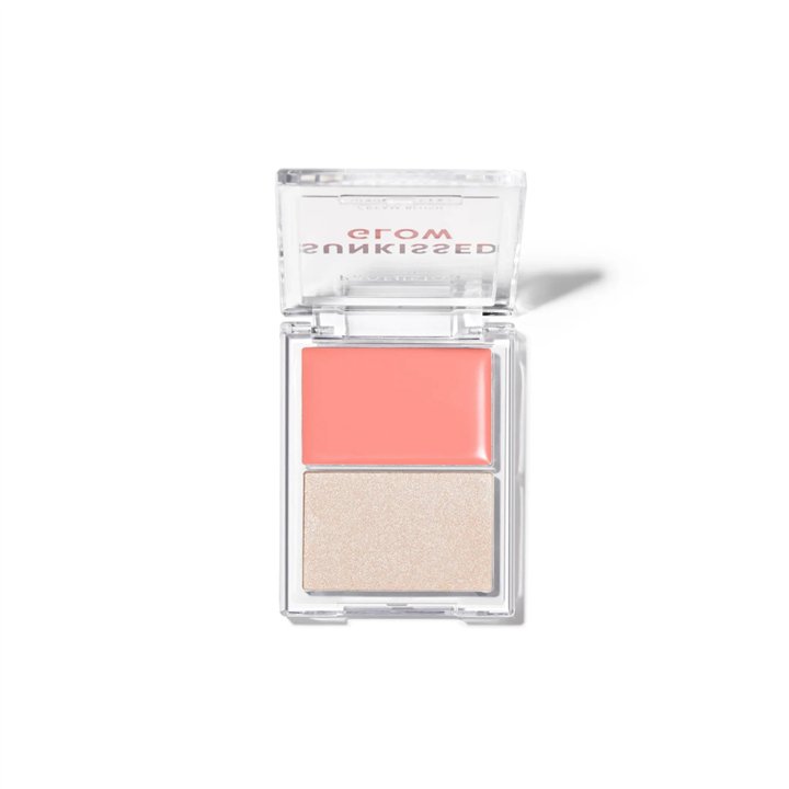 Profusion Cosmetics, Sunkissed Glow, Glow & Illuminating, Blush Highlighter Palette, Pink Sunrise, 4.7 g - Teknashop Ltd