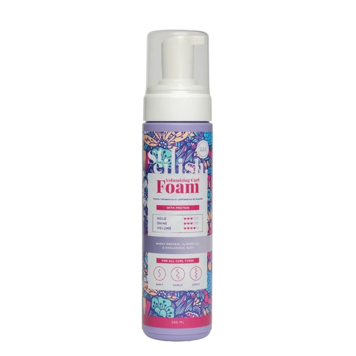 Steilish, Volumizing Curl, Hair Styling Foam, Volumizing & Defining, 200 ml - Teknashop Ltd
