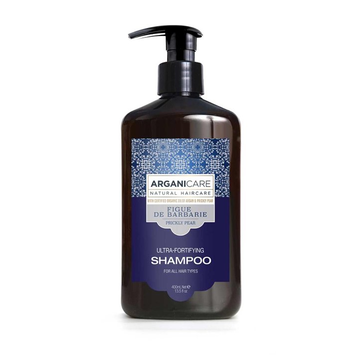 Arganicare, Prickly Pear, Vegan & Cruelty-Free & Paraben-Free & Phthalate-Free, Hair Shampoo, Nourishing & Hydrating, 400 ml - T