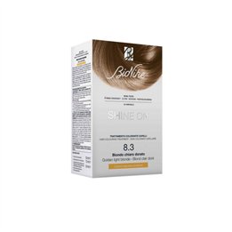 BioNike, Shine On, Permanent Hair Dye, 8.3 Light Golden Blonde, 145 ml - Teknashop Ltd
