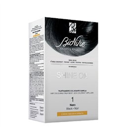 BioNike, Shine On, Permanent Hair Dye, 1 Black, 1 pcs - Teknashop Ltd