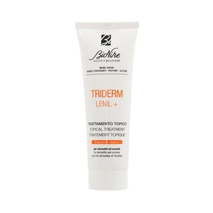 BioNike, Triderm Lenil+, Soothing & Anti-Redness, Day & Night, Local Treatment Cream, For Face, 50 ml - Teknashop Ltd