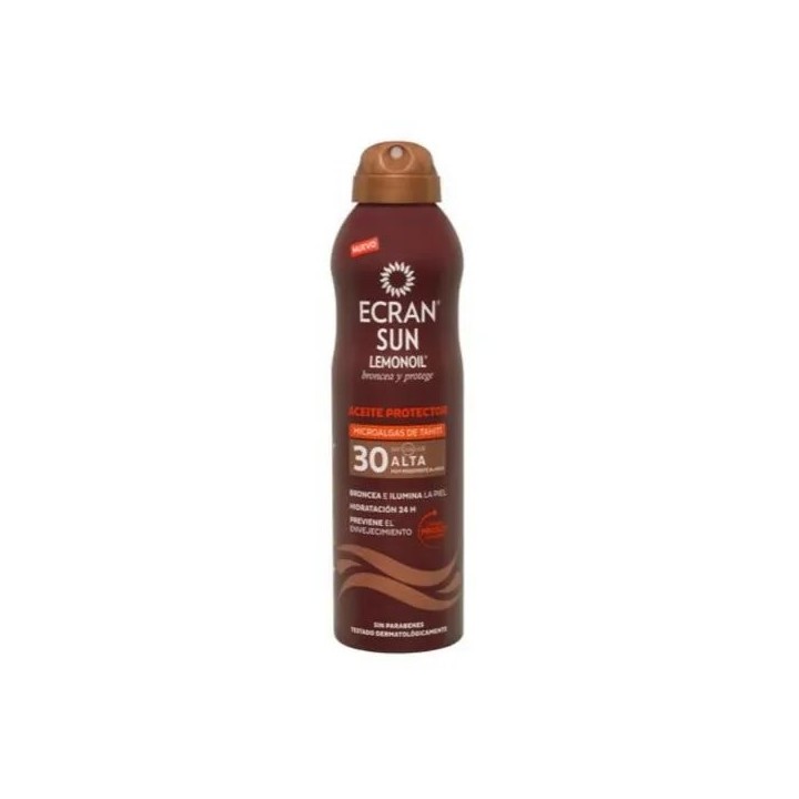 Ecran Sun Lemonoil Oil Spray Spf30 250ml - unisex - Teknashop Ltd
