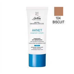 BioNike, Comfort Cover, Matte & Covering, Liquid Foundation, 104, Biscuit, SPF 30, 30 ml - Teknashop Ltd