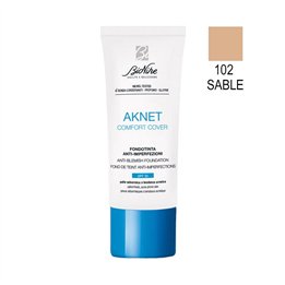 BioNike, Comfort Cover, Matte & Covering, Liquid Foundation, 102, Sable, SPF 30, 30 ml - Teknashop Ltd