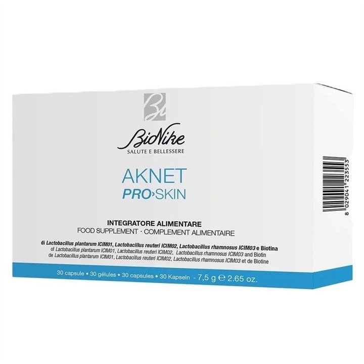 BioNike, Pro Skin, Rebalances The Intestinal Flora, Capsules, 30 pcs - Teknashop Ltd