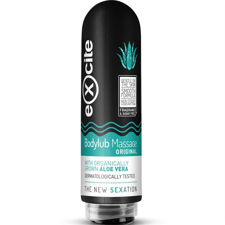 EXCITE - BODYLUB MASSAGE ORIGINAL ALOE VERA 200 ML - D-234848 - Teknashop Ltd