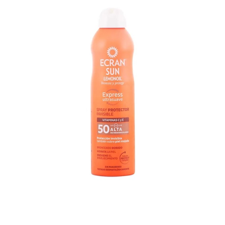 Ecran Sun Lemonoil Protect Invisible Spray Spf50 250ml - unisex - Teknashop Ltd