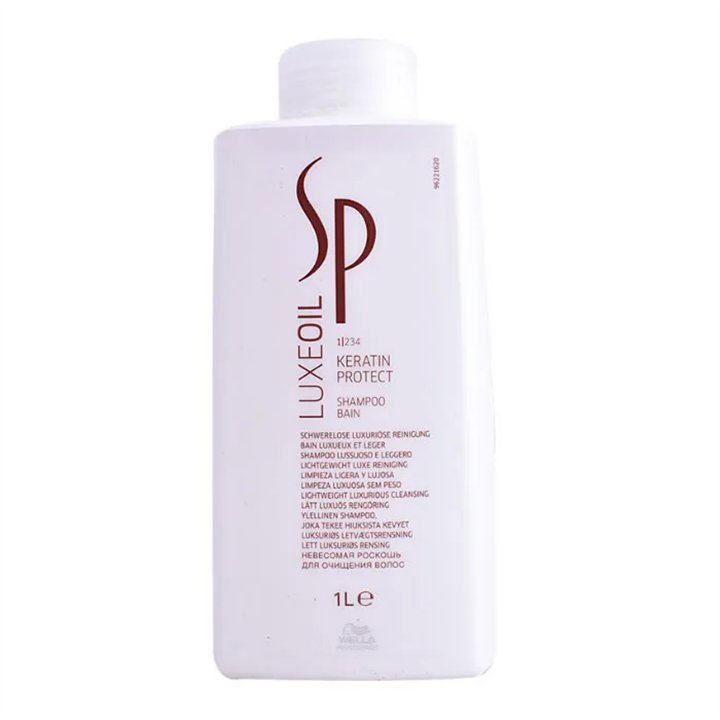 Wella Sp Luxeoil Keratin Protect Shampoo 1000ml - unisex - Teknashop Ltd
