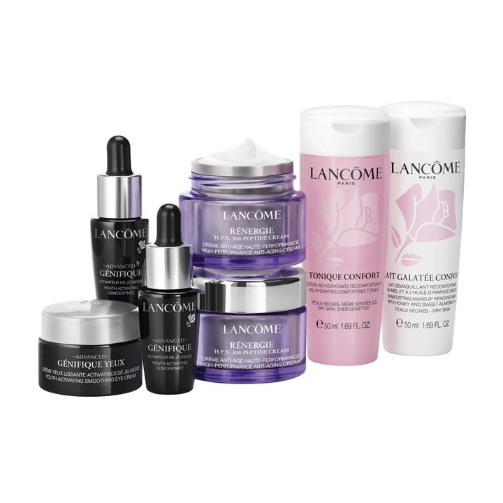 Set Lancome: Renergie HPN 300-Peptide, Anti-Aging, Daily, Cream, For Face, 2 pcs, 15 ml + Advanced Genifique, Anti-Aging, Serum,