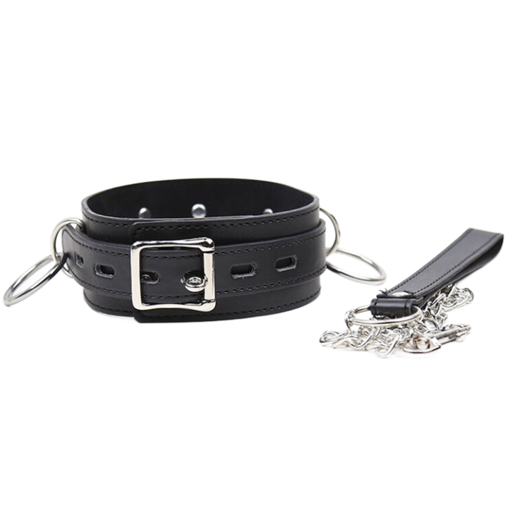 OHMAMA FETISH - SUBMISSION NECKLACE WITH 3 RINGS - D-230105