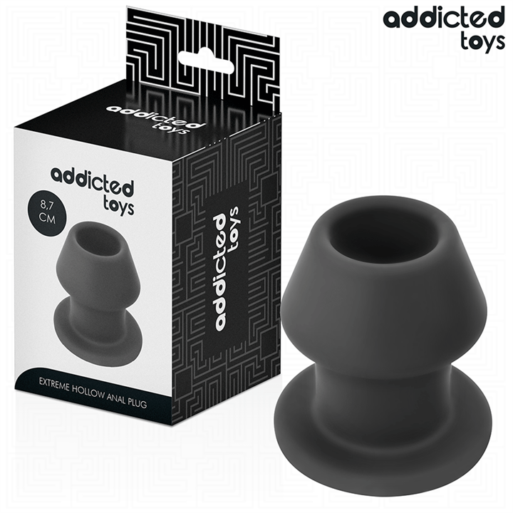 ADDICTED TOYS - EXTREME HOLLOW ANAL PLUG SILICONE SIZE M 8.7 CM - D-242849