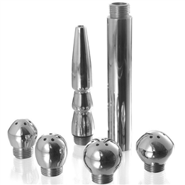METAL HARD - VAGINAL/ANAL CLEANING SET 5PCS - D-205430