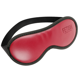 FETISH SUBMISSIVE DARK ROOM - VEGAN LEATHER MASK WITH NEOPRENE LINING - D-227420
