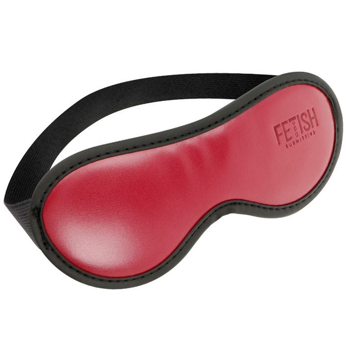 FETISH SUBMISSIVE DARK ROOM - VEGAN LEATHER MASK WITH NEOPRENE LINING - D-227420