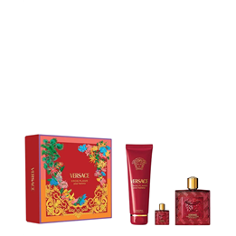 Set Versace: Eros Flame, Eau De Parfum, For Men, 100 ml + Eros Flame, Shower Gel, 150 ml + Eros Flame, Eau De Parfum, For Men, 5