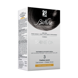 BioNike, Shine On, Permanent Hair Dye, 3 Dark Brown, 1 pcs