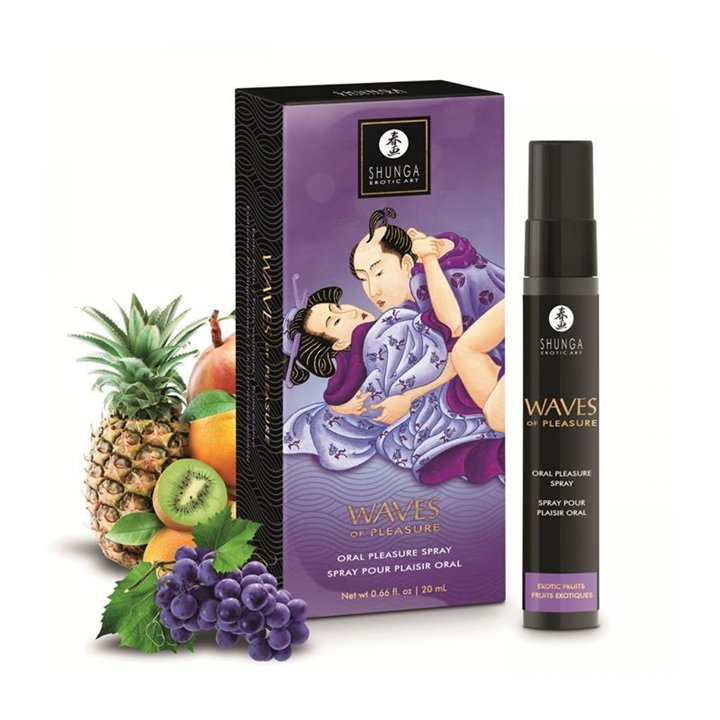 Oral Spray Waves of Pleasure Exotic Fruits 20 ml - 697309038027 - Teknashop Ltd