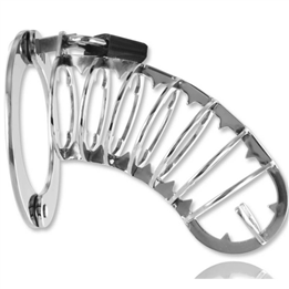 METAL HARD - PENIS CAGE WITH SECURITY LOCK 14 CM - D-218522