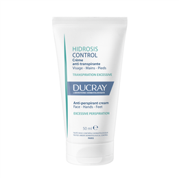 Ducray, Hidrosis Control, Anti-Perspirant, Cream, For Face & Hands, 50 ml