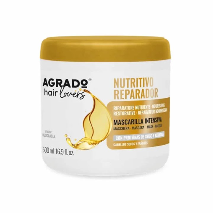 Agrado Intensive Repair & Nourishing Hair Mask 500ml - unisex - Teknashop Ltd