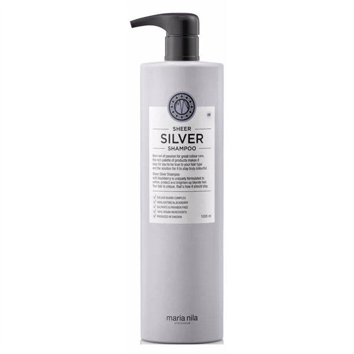 Maria Nila - Sheer Silver Shampoo 1000ml - unisex - Teknashop Ltd