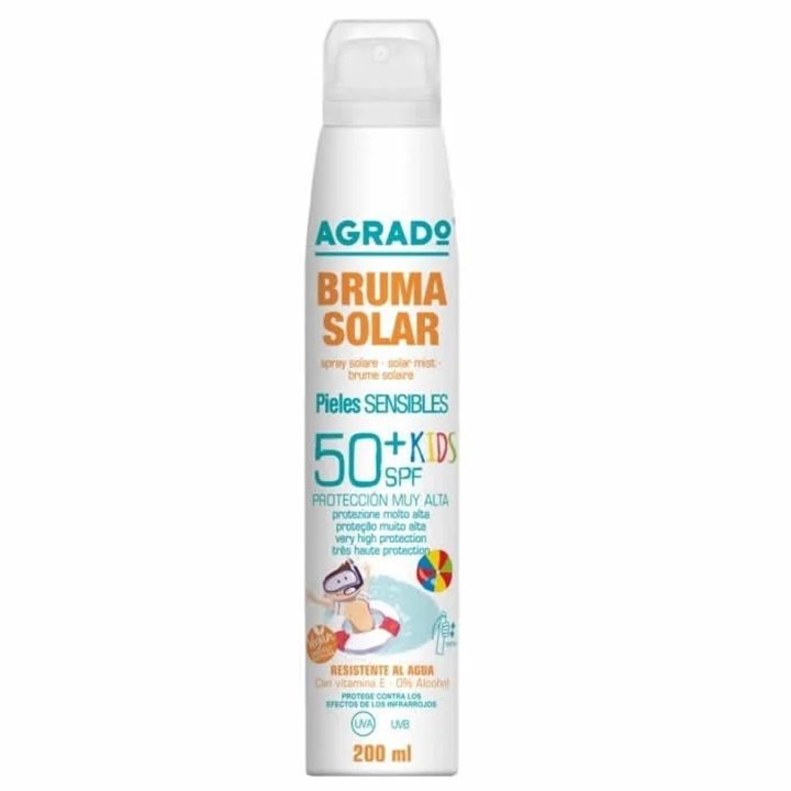 Agrado Solar Mist Spf50 Kids 200ml - unisex - Teknashop Ltd