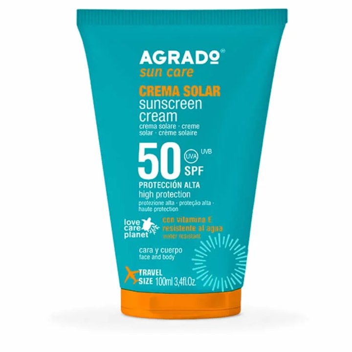 Agrado Face & Body Sunscreen Cream SPF 50 100ml - unisex