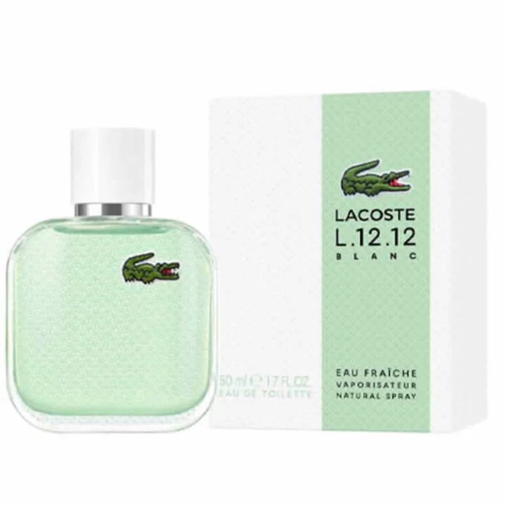 Lacoste L.12.12 Blanc Eau Fraiche Eau De Toilette Spray 50ml - unisex - Teknashop Ltd