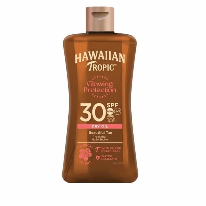 Hawaiian Tropic Dry Oil Spf30 Beautiful Tan 100ml - unisex - Teknashop Ltd