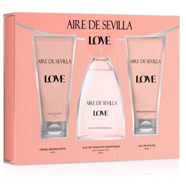Instituto Español Aire De Sevilla Love Edt Spray 150ml Set 3pzas - unisex