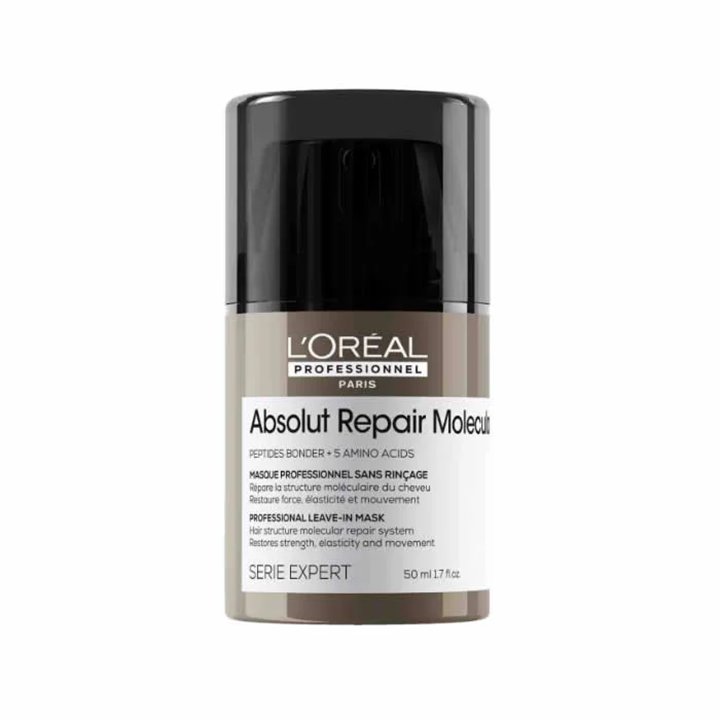 L'oreal Professionnel Absolut Repair Molecular Professional Leave In Mask 50ml - unisex - Teknashop Ltd