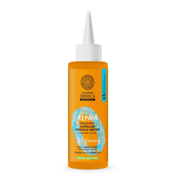 Natura Siberica Oblepikha Repair Keratin Lamellar Miracle Water 200ml - unisex - Teknashop Ltd