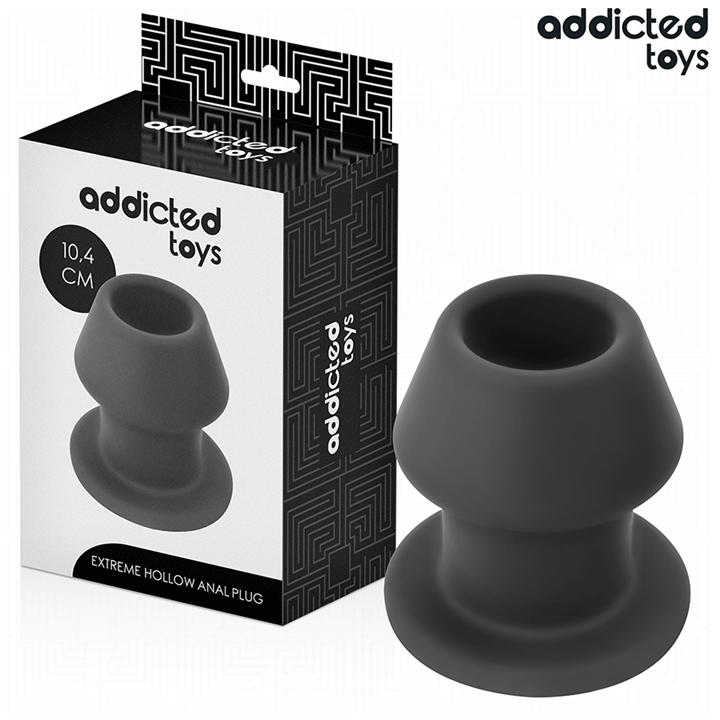ADDICTED TOYS - EXTREME HOLLOW ANAL PLUG SILICONE SIZE L 10.4 CM - D-242848